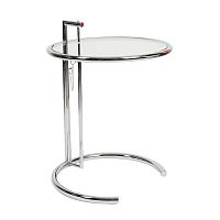 стол журнальный eileen gray style cocktail table e-1027 прозрачный в Магнитогорске