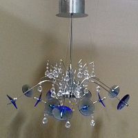 люстра mx60003-12 от illuminati хром/синяя в Магнитогорске