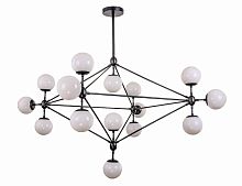 люстра modo 15 black+white черная, белые плафоны в Магнитогорске