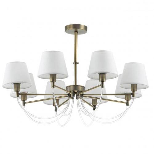 подвесная люстра lumion dakota 3702/8c белая в Магнитогорске