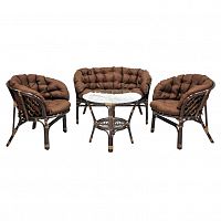 классический кофейный комплект coffee talk-2 (темно-коричневый) на 4 персоны в Магнитогорске