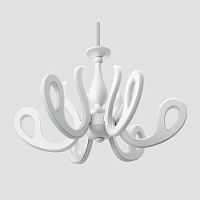 потолочная светодиодная люстра ambrella light orbital classic fk81/6 wh 292w d640 белая в Магнитогорске