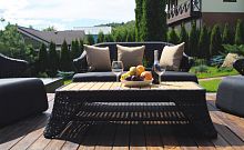 лаундж сет chaild-2 - чёрный на 4 персоны в Магнитогорске