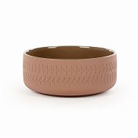 тарелка tactile диаметр 15 коричневый в Магнитогорске
