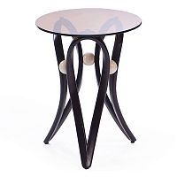 подставка под цветы apriori v каркас: берёза тон венге, столешница: стекло тонированное в Магнитогорске