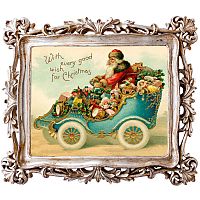 картина «с новым годом!» в раме «амели силвер», версия 8 в Магнитогорске