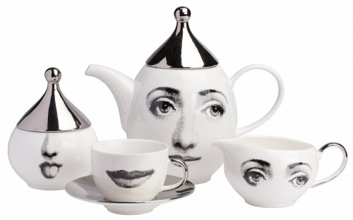 чайный сервиз пьеро форназетти faces silver в Магнитогорске