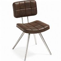 стул lola seat pu brown ножки из нержаеющей стали c589u09 от la forma (ex julia grup) в Магнитогорске