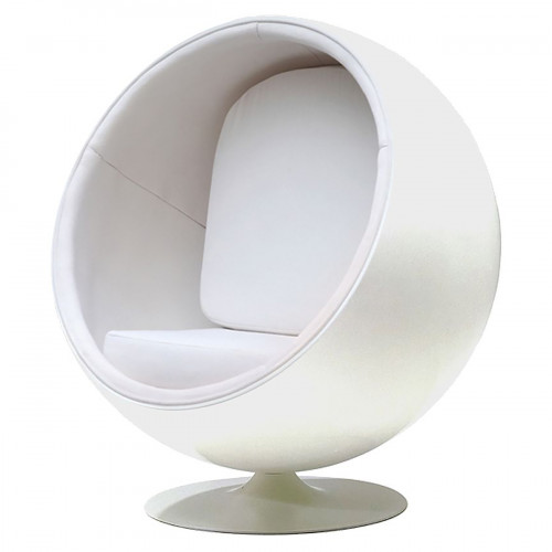 кресло eero ball chair белое в Магнитогорске