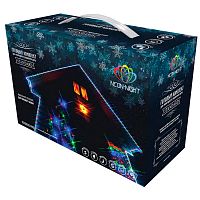 новогодний набор для украшения дома standard 5 предметов, цвет гирлянд теплый белый в Магнитогорске