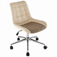 кресло компьютерное marco beige fabric бежевое в Магнитогорске