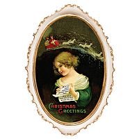 картина на холсте «с новым годом!» в раме «сандрин», версия 8 в Магнитогорске