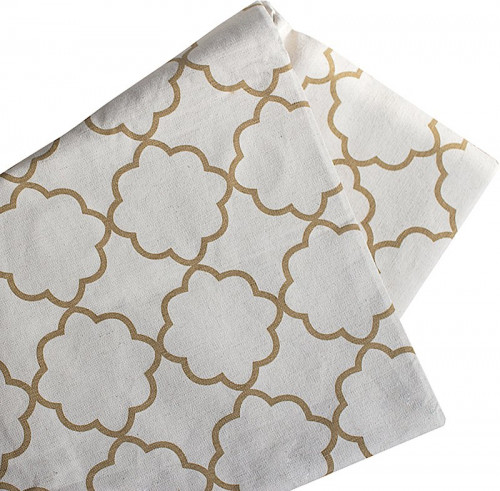 шторы с темно-горчичным принтом в Магнитогорске