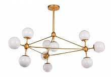 люстра modo 10 gold золото, белые плафоны в Магнитогорске