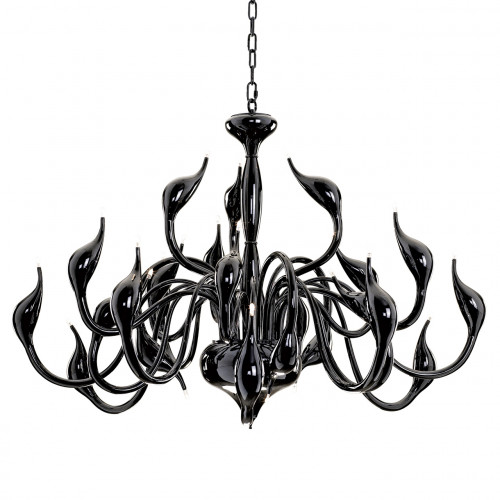 подвесная люстра lightstar cigno collo bk 751247 в Магнитогорске