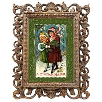 репродукция старинной рождественской гравюры дети в Магнитогорске