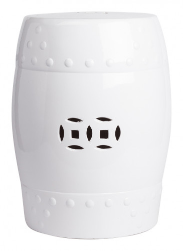 керамический столик-табурет garden stool белый в Магнитогорске