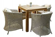 обеденная группа верчели на 4 персоны ,бежевый в Магнитогорске