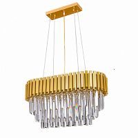 люстра emerald l90 латунь, прозрачное стекло в Магнитогорске