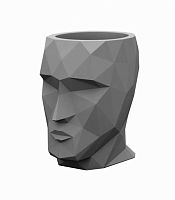 кашпо adan матовое серое светящееся led rgbw dmx battery 42см от vondom в Магнитогорске