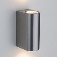 уличный настенный светильник elektrostandard 1703 techno pillar хром 4690389117145 в Магнитогорске