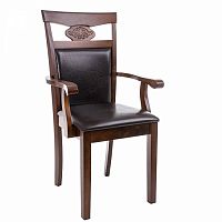 стул деревянный кресло luiza dirty oak / dark brown в Магнитогорске