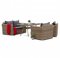 аффогато, обеденная группа на 4 персоны, синий в Магнитогорске