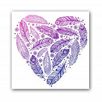 постер heart а4 (фиолетовый) в Магнитогорске