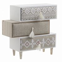 шкатулка-комод зимние узоры бежевого цвета в Магнитогорске