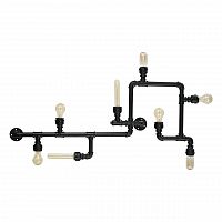 потолочная люстра ideal lux plumber pl8 nero в Магнитогорске