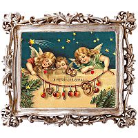 картина «с новым годом!» в раме «амели силвер», версия 5 в Магнитогорске