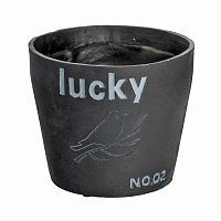 цветочный горшок lucky чёрный в Магнитогорске