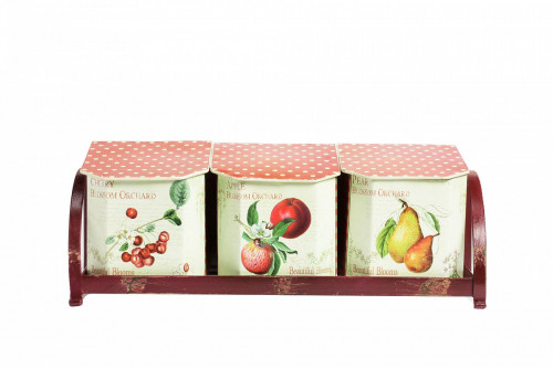 набор емкостей для хранения на подставке fruits в Магнитогорске
