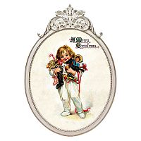 картина на холсте «с новым годом!» в раме «офелия», версия 7 в Магнитогорске