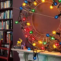 светодиодная гирлянда 800см разноцветная (07929) uniel uld-s0800-100/dga multi ip20 colorballs в Магнитогорске